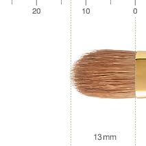 BISYODO Short Series Eye Shadow Brush - Round Flat Type