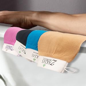 Original Kessa Exfoliating Glove -Value Pack (2 pcs) - Teal Blue