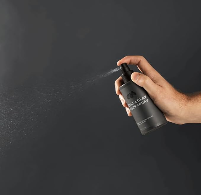 Salt & Clay Surf Spray - Instant Volume & Texture for Thicker Looking Hair - Natural Sea Salt Spray for Men & Women - Hydrate & Hold for All Hair - Alcohol-Free, Clean ingredients - 6oz