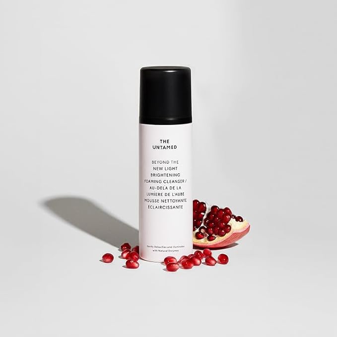 The Untamed Beyond the New Light Brightening Foaming Cleanser – Hydrating Facial Cleanser for Sensitive Skin –Gentle Daily Face Wash with Hibiscus, Pomegranate & Cacao – 4.2 fl oz