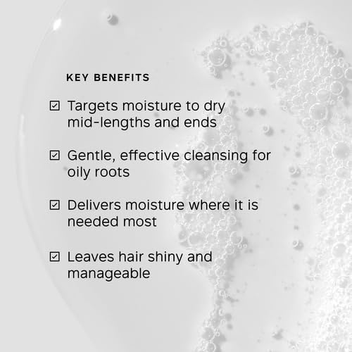 Philip Kingsley | Moisture Balancing Combination Shampoo | Hydrating for Dry and/or Oily Hair | Anti-Frizz, Antioxidant Shampoo That Hydrates and Adds Shine | 2.53oz