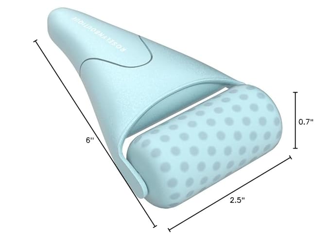 ROSELYNBOUTIQUE Ice Roller for Face Wrinkles Fine Lines Puffiness Stick Massager Facial Skin Care Tools Self Care Gifts for Men Women (Deep Ocean)