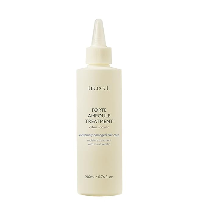 Treecell Forte Ampoule Treatment 200ml (6.76 fl. oz.) | Hair Repair for Dry & Damaged Hair | Strengthens & Hydrates with Amino Acids & Proteins | Smooth, Shiny Hair Restoration
