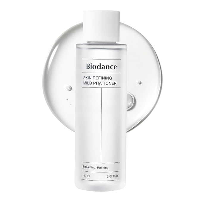 Biodance Skin Refining Mild PHA Toner, Gentle Exfoliating Face Toner for Sensitive Skin with Ceramides & NMF, Valentines Day Gifts for Her | 5.07 fl.oz,150ml