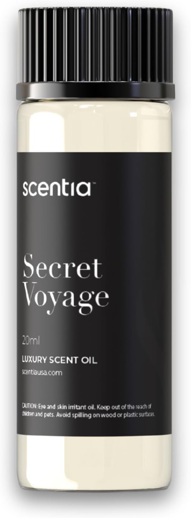 Scentia Secret Voyage Diffuser Oil Inspired by The Baccarat Hotel Scent - 20 mL 0.67 fl oz - Essential Oil Blend of Cedar &Jasmine for Aromatherapy & humidifiers - Thanksgiving & Holiday Gift