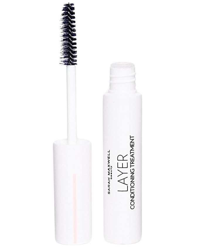 Sarah Maxwell Beauty - LAYER Keratin Conditioning Treatment, Eyelash & Brow Serum, Cruelty-Free – Hydrating Clear Mascara & Brow Gel, Clean Beauty Lash Treatments (0.17 fl oz | 5 mL)