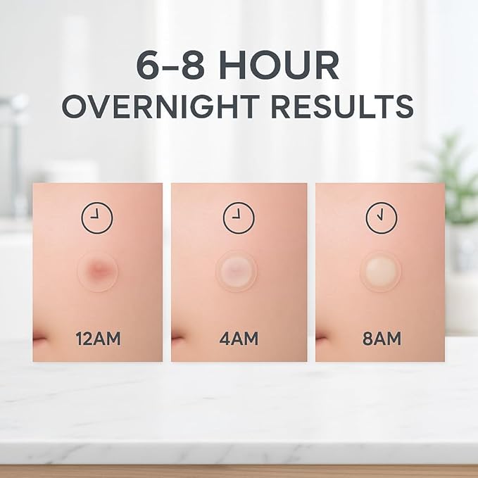 LE GUSHE Korean Pimple Patches for Face (78 Dots) - Hydrocolloid Acne Patches with Tea Tree Oil - Invisible Zit Stickers - Dermatologist Tested - Korean Skin Care