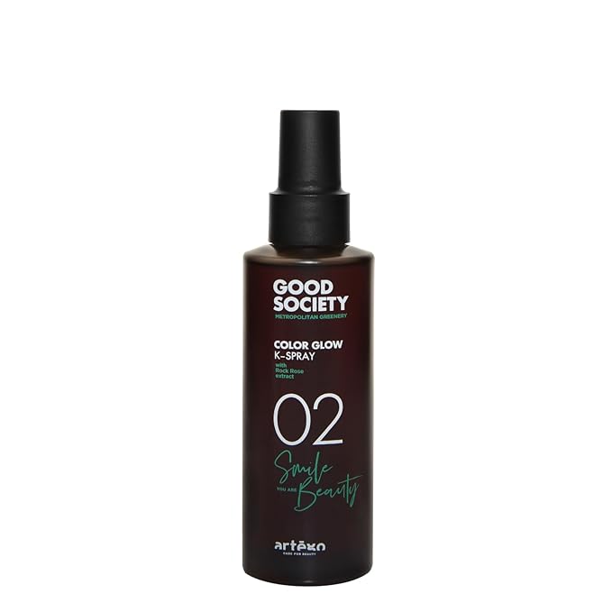 Artègo Good Society Color Glow K-Spray (5.1 fl oz) – Leave-In Two-Phase Conditioner Spray for Color Protection & Shine
