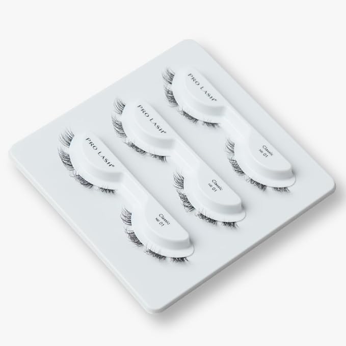 Pro Lash ProWear Professionally Styled Lash Clusters - Easiest to Apply Eyelash Cluster - 10 Day Eyelashes - Waterproof Lashes Clusters - 3 Sets - Classic No. 01 - Cocoa