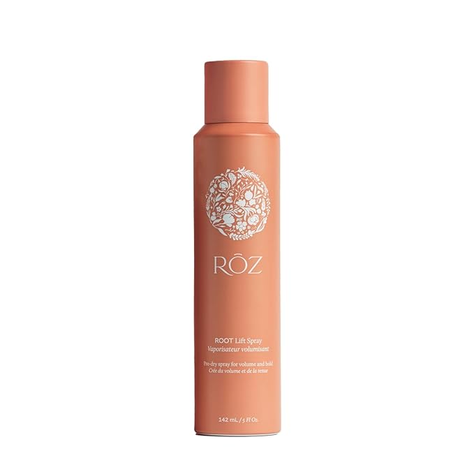 RŌZ Root Lift Spray | Instant Volume Boost| Buildable, Non-Sticky, Lightweight Hold | Infused with Mushroom Root, Rice Protein & Radish Root | Silicone-Free | 5 fl oz