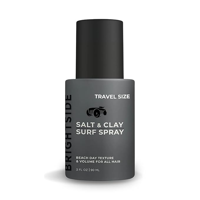 Salt & Clay Surf Spray - Instant Volume & Texture for Thicker Hair - Natural Sea Salt Spray for Men & Women - Hydrate with Light Hold, Alcohol-Free, Clean ingredients, 3oz Travel Approved