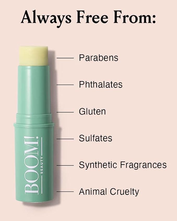 Boomstick GLO ® Hydrating Face Balm Stick for Mature Skin with Olive Oil, Beeswax & Honey - Natural-Looking Dewy Glow - Multibalm Brightener to Moisturize Face, Lips, Under Eye and More