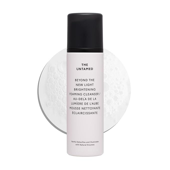 The Untamed Beyond the New Light Brightening Foaming Cleanser – Hydrating Facial Cleanser for Sensitive Skin –Gentle Daily Face Wash with Hibiscus, Pomegranate & Cacao – 4.2 fl oz