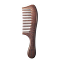 Letyvba Wooden Comb – Medium Tooth Anti-static Wooden Hair Comb for Curly, Wet, Long Hair