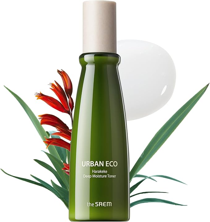 THESAEM Urban Eco Harakeke Deep Moisture Toner 5.07 fl.oz. - Vegan Ultra Moisturizing and Nourishing for Dry Skin - Softening Essential With Harakeke Root Extract and Ceramides