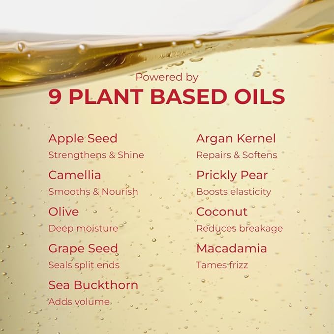 MOEV ANNURCATIN Hair Oil Essence | Korean Apple Hair Care Perfumed Serum | Heat Protect & Anti-Frizz | Nourishing Apple Seed Oil for Dry, Frizzy, Damaged Hair 2.7 fl.oz