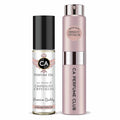 CA Perfume Duo Impression of Omnialist Crystallin For Women Perfume Layering Set Long Lasting Travel Size EDP + Body Oil Roll-On Bottle 0.27 Fl Oz+0.33 Fl Oz