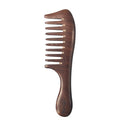 Letyvba Wooden Comb – Wide Tooth Anti-static Wooden Hair Comb for Curly, Wet, Long Hair