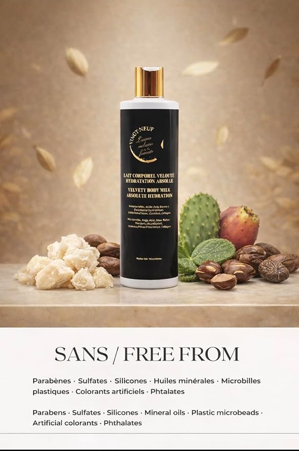 Nourishing Body Lotion for Dry Skin | Shea Butter Body Lotion with Prickly Pear, Niacinamide, Collagen & Hyaluronic Acid | Brightening Body Lotion for Sensitive Skin, 300 ml