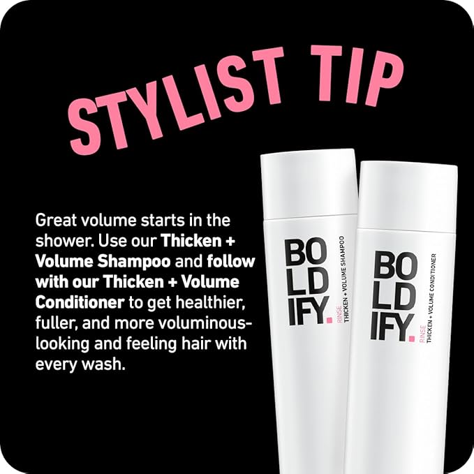 Boldify Dry Texture Spray - Hair Volumizer and Texturizing Spray for Fine Hair - Stylist Recommended Volume Products for Women & Men