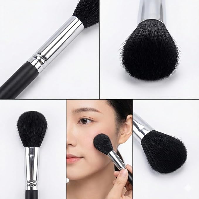 ZAQ Flawless Tapered Blending Make Up Brush, Soft Synthetic Fibers