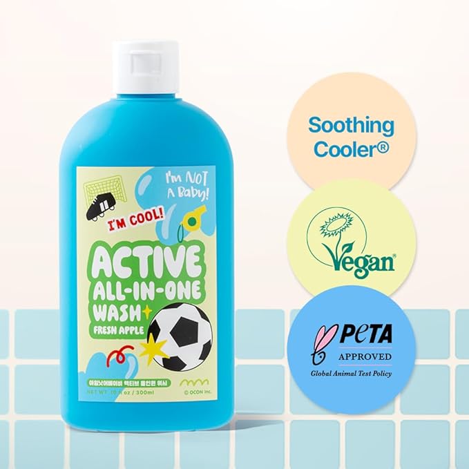 I'm NOT A Baby! Active All-in-One Wash (sweet peach)