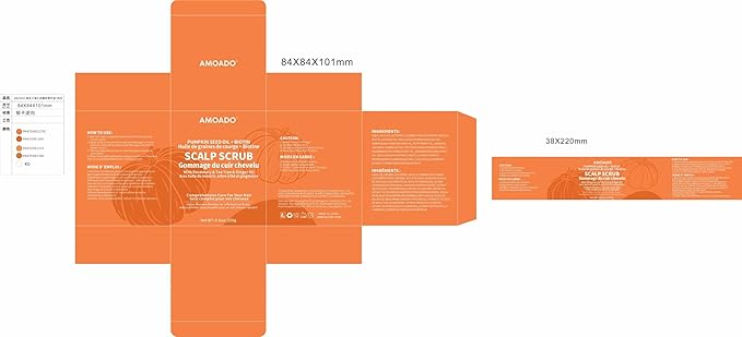 Scalp Scrub, Pumpkin Seed Oil Scalp Exfoliator With Biotin & Rosemary, Sulfate Free Scalp Detox for Itchy Scalp & Dandruff & Buildup Removal & Hair Growth, Hair Scrub with Scrubber