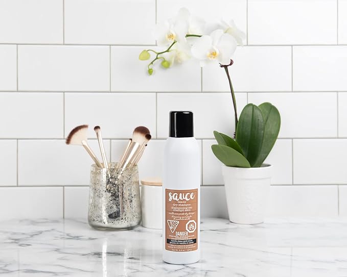 SAUCE BEAUTY Dry Shampoo - Vanilla, Dry Powder Spray for All Hair Colors & Types - Moisturizing, Conditioning & Deodorizing Hair Care Product - 5.2 Oz