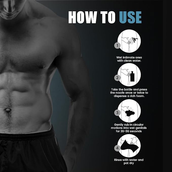 Skin Elements Intimate Wash for Men with Tea Tree Oil (Combo) | pH Balanced Foaming Hygiene Wash | Control Bad Odor & Unwanted Sweat | Refreshes Intimate Area | 240 ml | Pack of 2