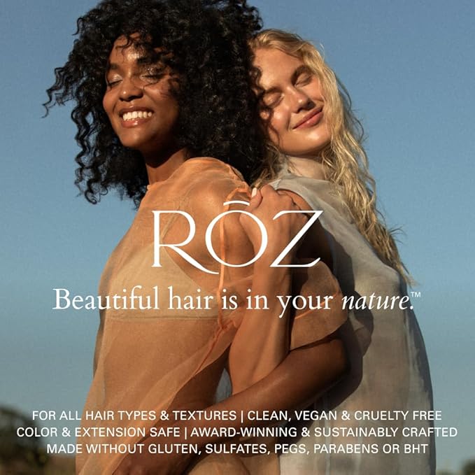 RŌZ Root Lift Spray | Instant Volume Boost| Buildable, Non-Sticky, Lightweight Hold | Infused with Mushroom Root, Rice Protein & Radish Root | Silicone-Free | 5 fl oz