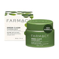 Farmacy Makeup Remover Cleansing Balm - Green Clean Waterproof Makeup Remover Balm + Oil Cleanser for Face - Gently Removes Make Up + SPF while Hydrating Skin (30ml)
