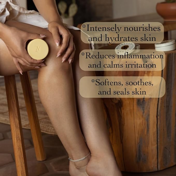 Nopalera Citrus Lotion Bar, Solid Plant-Based Body Moisturizer with Nopal Cactus Oil and Tangerine Oil, Clean Vegan Formula, 2.2 oz, As Seen on Shark Tank