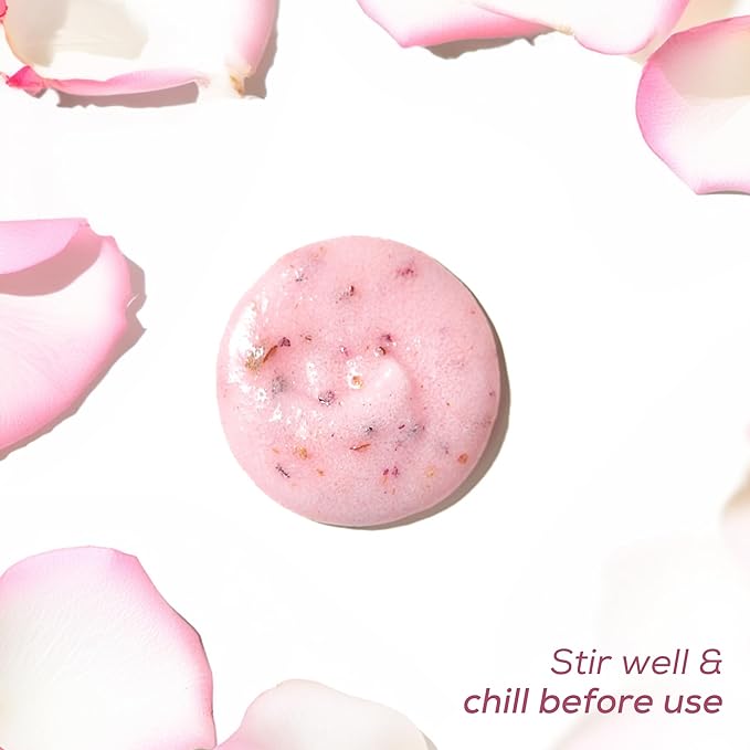 Milk and Rose Body Scrub | In-Shower Moisturizer with Hydrating Coconut Oil, Calming Roses, Shea Butter | Gentle Body Exfoliation Skincare | 9 Oz