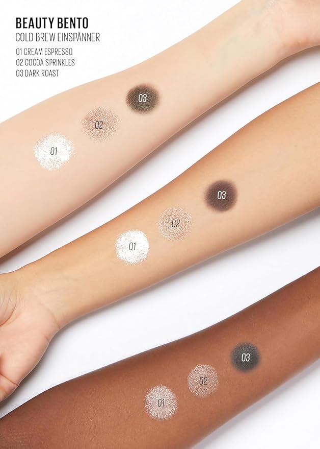 Kaja Beauty Bento Collection | Glitter + Shimmer + Matte | 21 Cold Brew Einspänner - Soft Ash Gray | 2019 Best of Beauty Award in Glitter