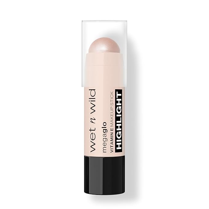 wet n wild MegaGlo Makeup Stick, Buildable Color, Versatile Use, Cruelty-Free & Vegan - When the Nude Strikes