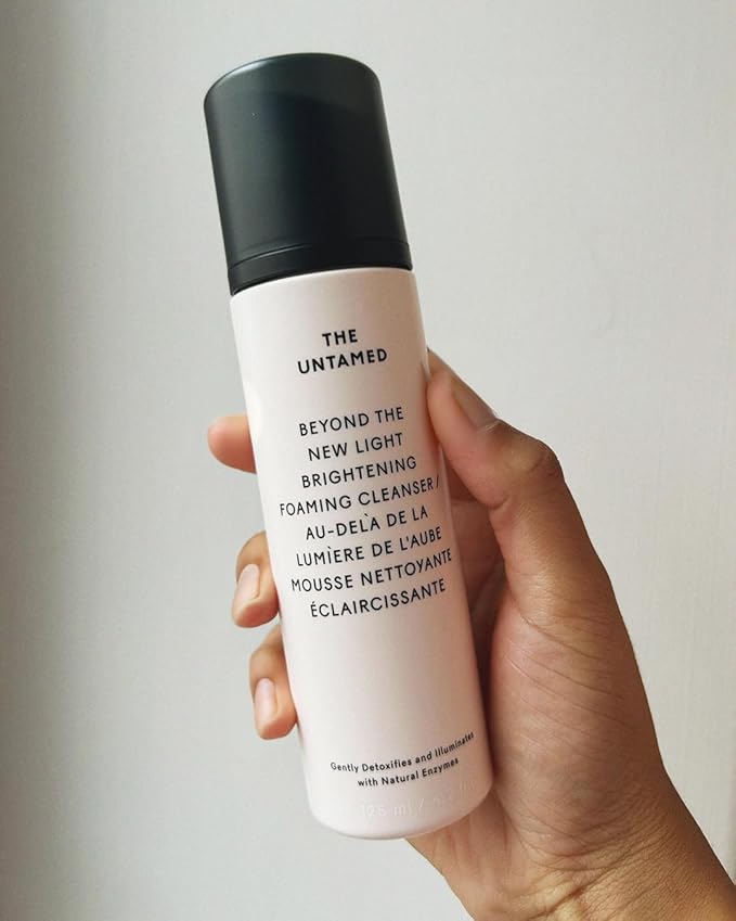 The Untamed Beyond the New Light Brightening Foaming Cleanser – Hydrating Facial Cleanser for Sensitive Skin –Gentle Daily Face Wash with Hibiscus, Pomegranate & Cacao – 4.2 fl oz
