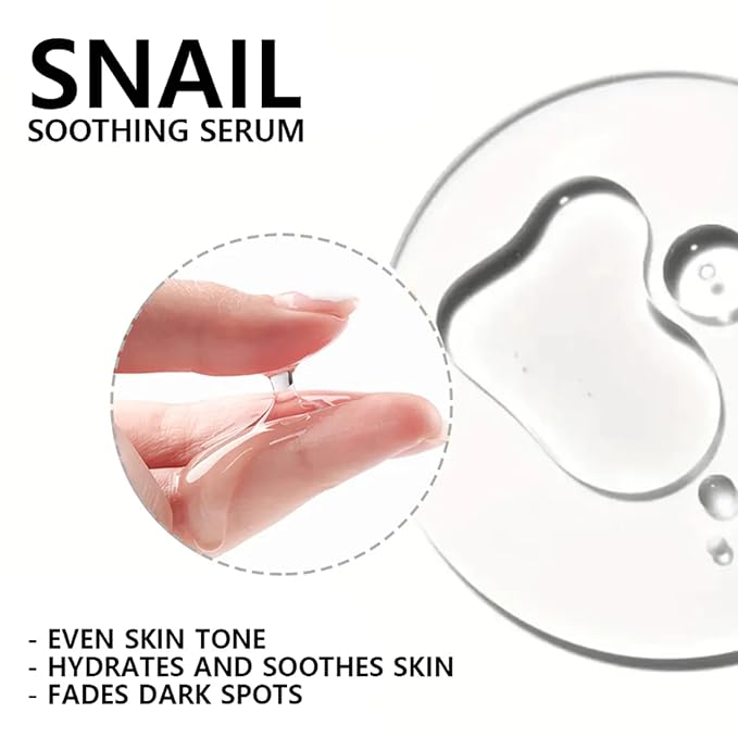 (3Pc) VedoAID Snail Mucin 96% Repair Essence: Advanced Hydrating Serum for Skin Repair, Anti-Aging, and Discoloration Correction (100ml each)