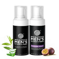 Skin Elements Men's Intimate Wash Combo | Pack of 2 | Jabon Intimo Hombre | Tea Tree Oil + Passion Fruit | pH Balanced Foaming Wash | Soothes, Refreshes & controls Bad Odor | (240 ml)