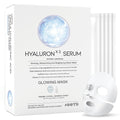 #OOTD Triple Hyaluron Hydrating Mask for Dry and Sensitive Skin, Anti Aging, Tightening and Moisturizing, Korean Vegan Beauty, Hyaluronic Acid, Caffeine, Vitamin C 10EA