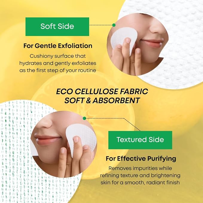 Green Tangerine Radiant Tone Up Pads – Korean Toner Pads with Niacinamide, Centella Asiatica & Vitamin C, Dark Spot Corrector, Tone-Up & Hydrating Face Toner 50 Pad