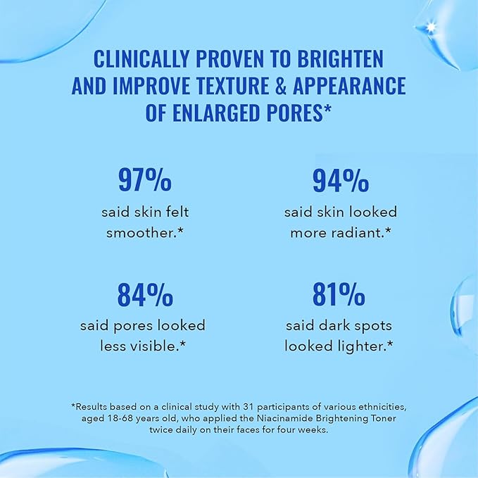 Good Molecules Niacinamide Brightening Toner Pack 3 – 120 ml / 4 fl oz Each | Facial Toner with Niacinamide & Arbutin for Even-Looking Skin