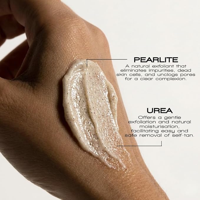 Rose & Caramel Purity Excel 60 Second Miracle Express Self Tan Remover & Exfoliating Tan Eraser Body Scrub 14.89 Fl Oz (440ml)