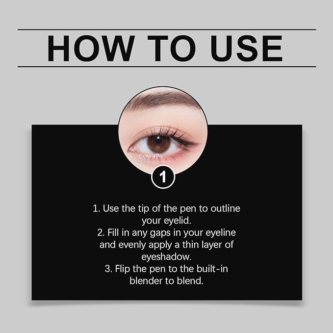 Mitlume Perfect Color Duo-Shadow Liner 2-in-1 Eyeliner & Eyeshadow,Chiura Plum Eyeshadow Stick,Waterproof Smudge-Proof Long-Lasting Makeup, Effortless Smoky or Natural Eye Makeup,Easy to Color(06+03)