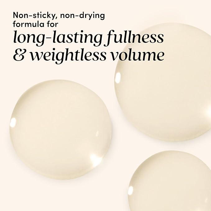 Fable & Mane Moisturizing Volume Spray, Softens and Plumps for Thicker, Fuller Hair. Non-sticky, Heat Protection, Root Lift Spray for Fine Hair