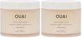 OUAI Scalp & Body Scrub, Melrose Place - Exfoliating Body Scrub with Sugar & Coconut Oil Blend for Smooth, Moisturized Skin - Gentle Scalp Exfoliator for Removing Product Build Up (8.8 Oz) (Pack of 2)