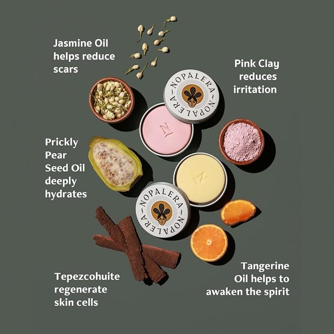 Nopalera Citrus Lotion Bar, Solid Plant-Based Body Moisturizer with Nopal Cactus Oil and Tangerine Oil, Clean Vegan Formula, 2.2 oz, As Seen on Shark Tank