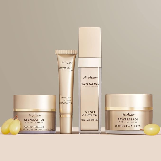 M. Asam Resveratrol Premium NT50 Body Butter – Anti-aging Body Cream strengthens the skin’s protective barrier - Moisturizer for a firm & smooth appearance, 10.1 Fl Oz