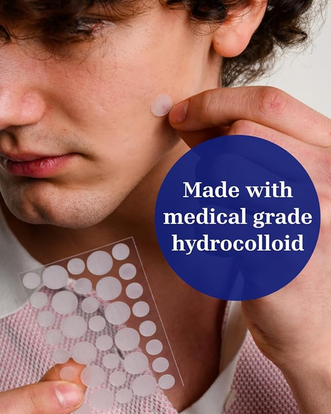 Clear Acne Patches – Pharmacist‑Formulated Hydrocolloid Pimple Stickers with Salicylic Acid & Tea Tree Oil (108 Count, 8 mm & 12 mm) – Invisible, Gentle & Fast‑Acting