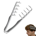 Texture Comb for Men's Curly Hair,Wide Tooth Comb for Wet, Long and Thick Hair.ABS Plastic Fluffy Styling Tool.