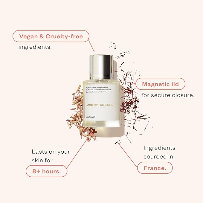 Dossier - Eau de Parfum - Universal Crowd Pleasers 50 ML Trio Set - Ambery Saffron - Woody Sage - Woody Sandalwood - 3x Fragrance 1.7 Fl oz